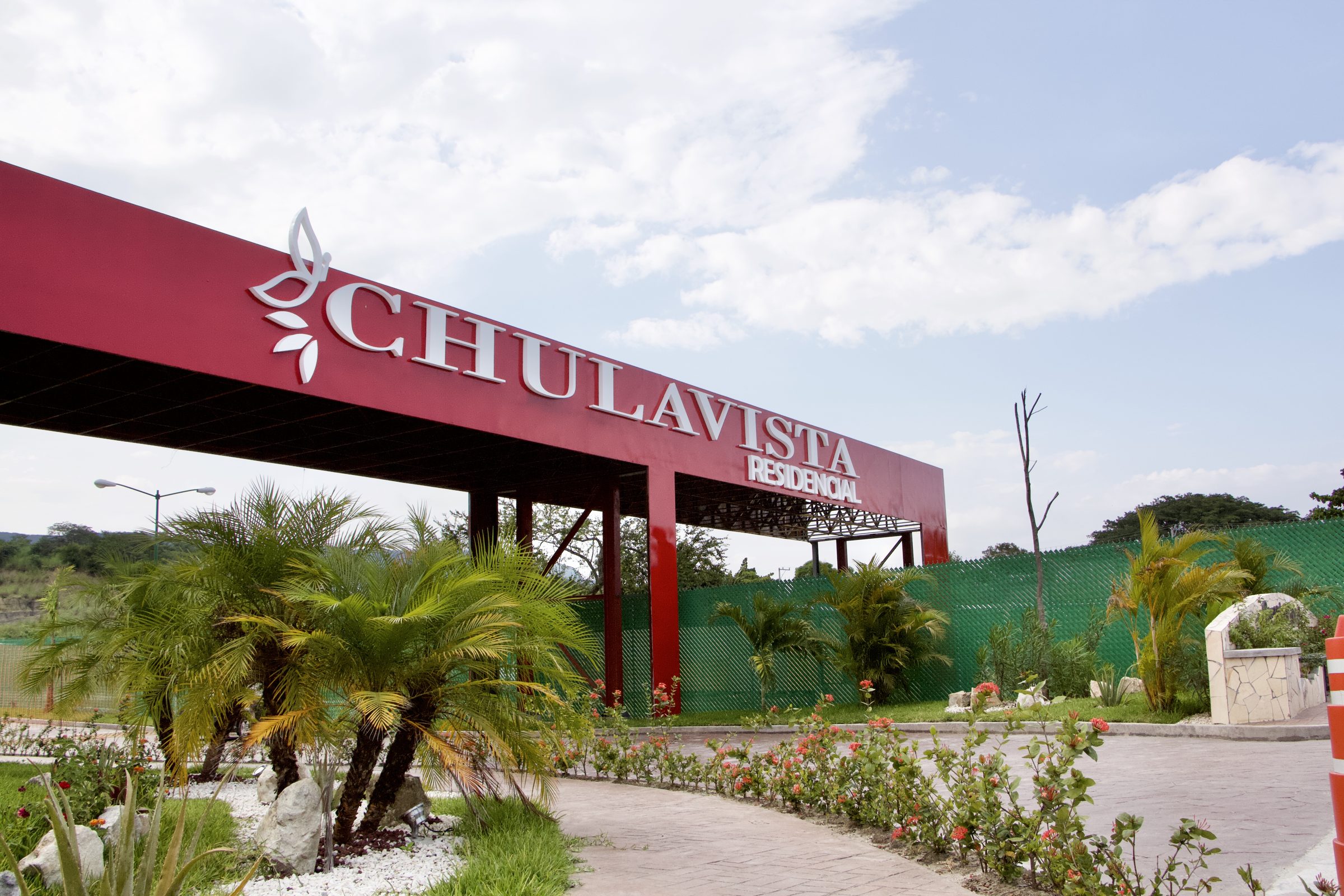 Entrada del fraccionamiento Chulavista Residencial